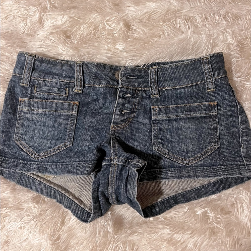 American Eagle Denim Buttonfly Shorts